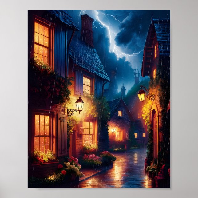 Poster Nostalgia Beija-Chuva (Frente)