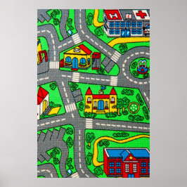 Poster Nostalgia da década de 90, nostalgia da estrada de