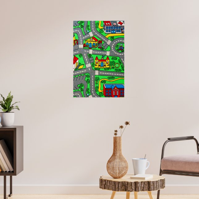 Poster Nostalgia da década de 90, nostalgia da estrada de (Sala de Estar 3)