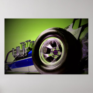 Póster Nostalgia Dragster