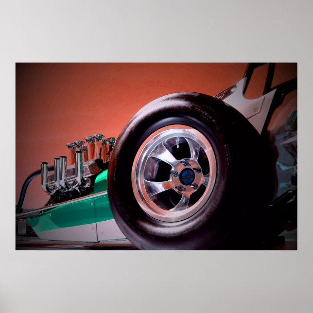 Póster Nostalgia Dragster (Frente)