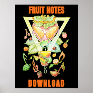 Poster Notas de Fruta Download 