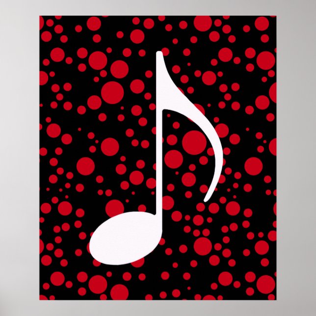 Póster notas e pontos de música (Frente)