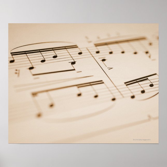 Poster Notas Musicais 2 (Frente)