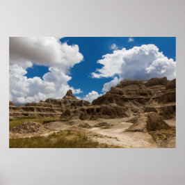 Poster Notch Trail, Badlands National Park, Dakota do Sul