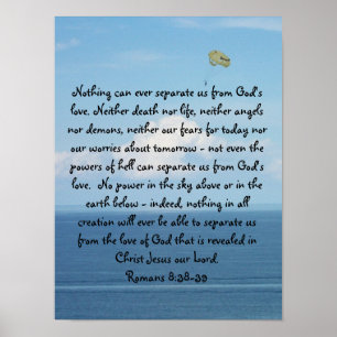 Póster Nothing can ever separate us from...