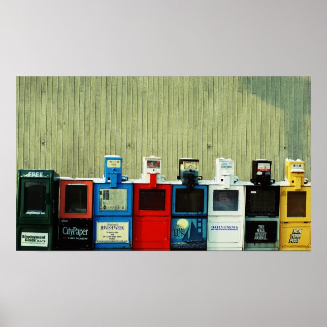 Póster Notícias da década de 70 (Frente)