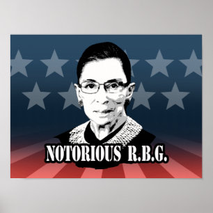 Poster Notório R.B.G. - Ruth Bader Ginsburg