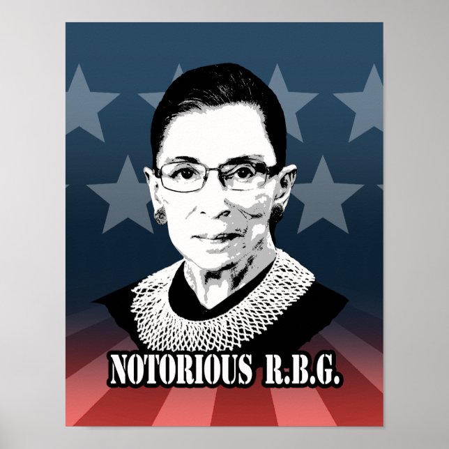 Póster Notório R.B.G. - Ruth Bader Ginsburg (Frente)
