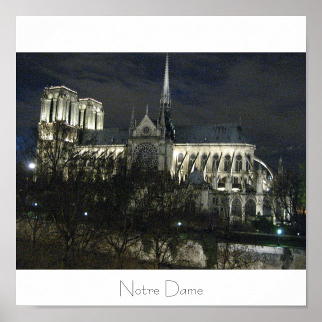 Póster Notre Dame (Frente)
