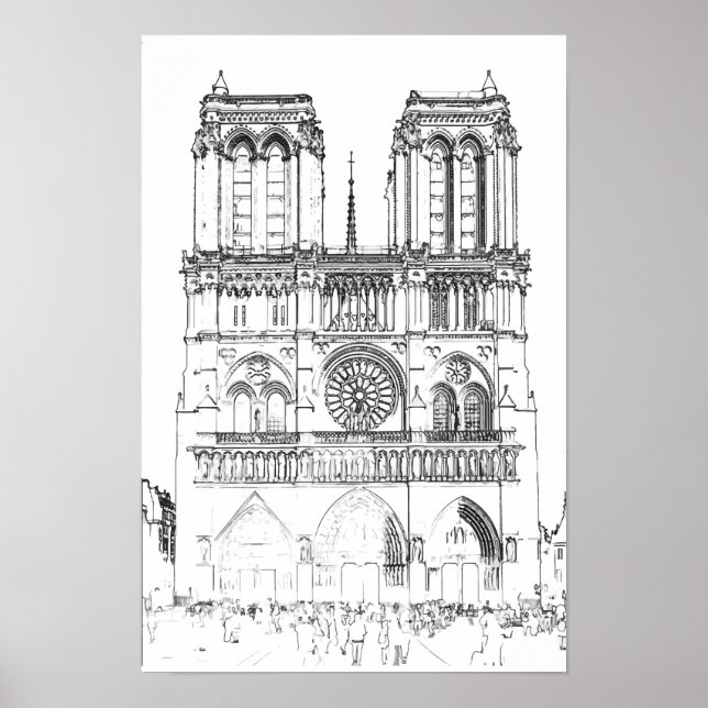 Poster Notre Dame de Paris (Frente)