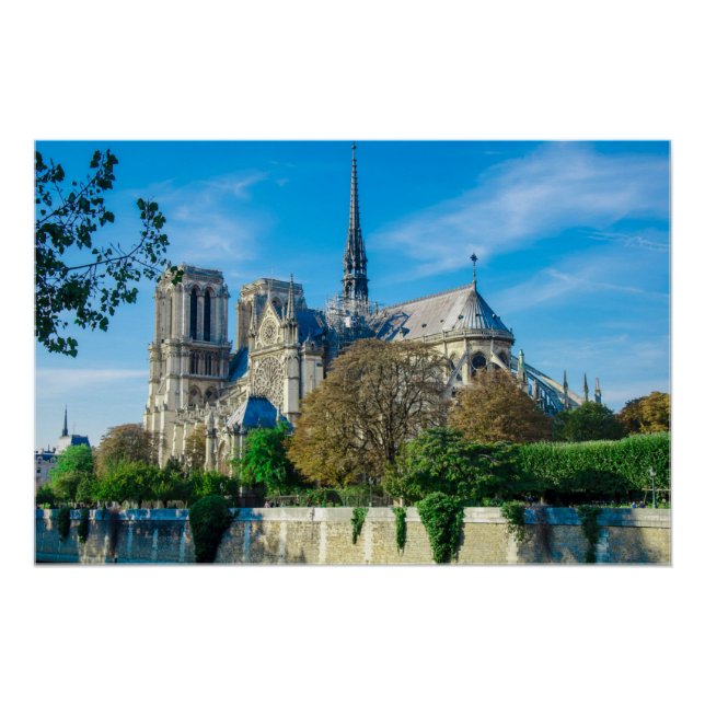Póster Notre Dame de Paris, França (Frente)