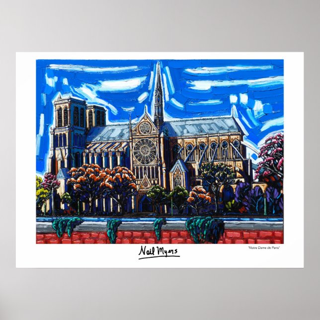 Poster Notre Dame de Paris, por Neil Myers (Frente)
