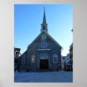 Poster Notre Dame des Victoires, Cidade Velha do Quebec, 