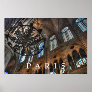 Poster Notre Dame Interior