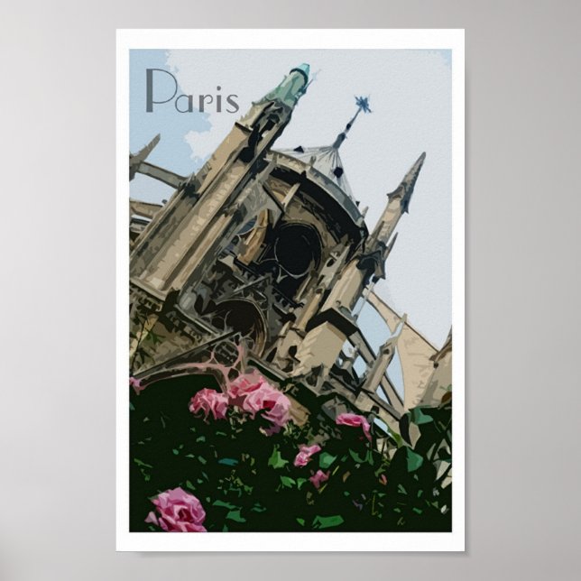 Póster Notre Dame Rosa 2004 (Frente)