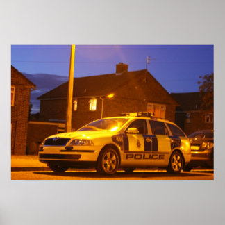 poster noturno da polícia
