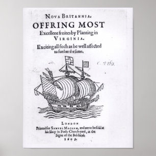 Poster Nova Britannia. Offring a maioria de Fruites