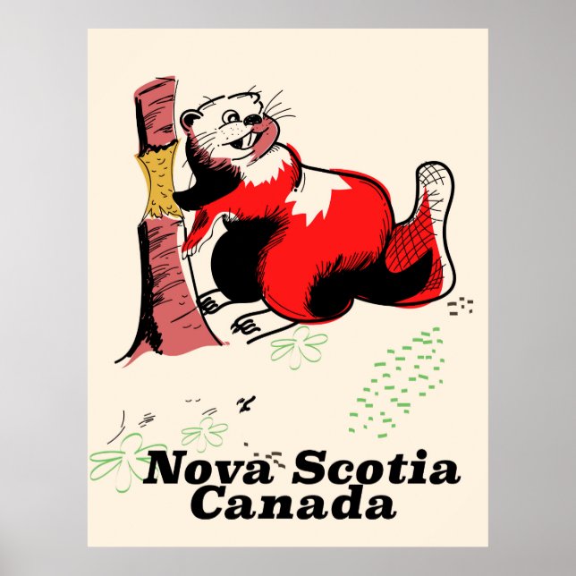 Poster Nova Escócia canada (Frente)