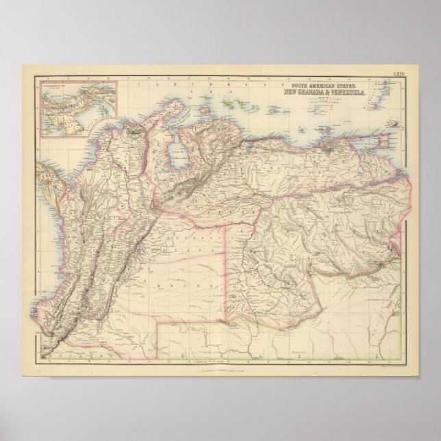 Póster Nova Granada e Venezuela (Frente)