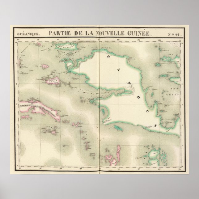 Póster Nova Guiné Oceânia nº 22 (Frente)