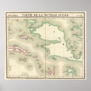 Póster Nova Guiné Oceania nenhuns 22