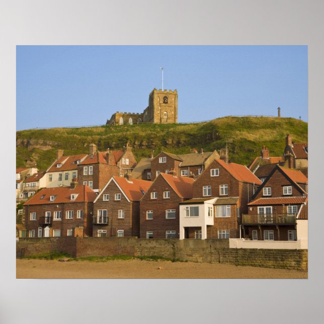 Poster Nova habitação e igreja de St Margarets, Whitby, (Frente)