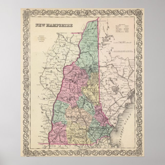 Poster Nova Hampshire (Frente)