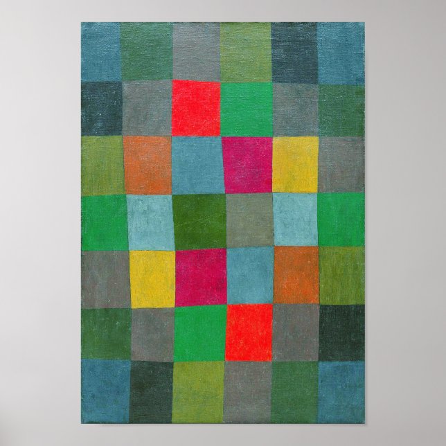 Poster Nova Harmonia, Paul Klee (Frente)