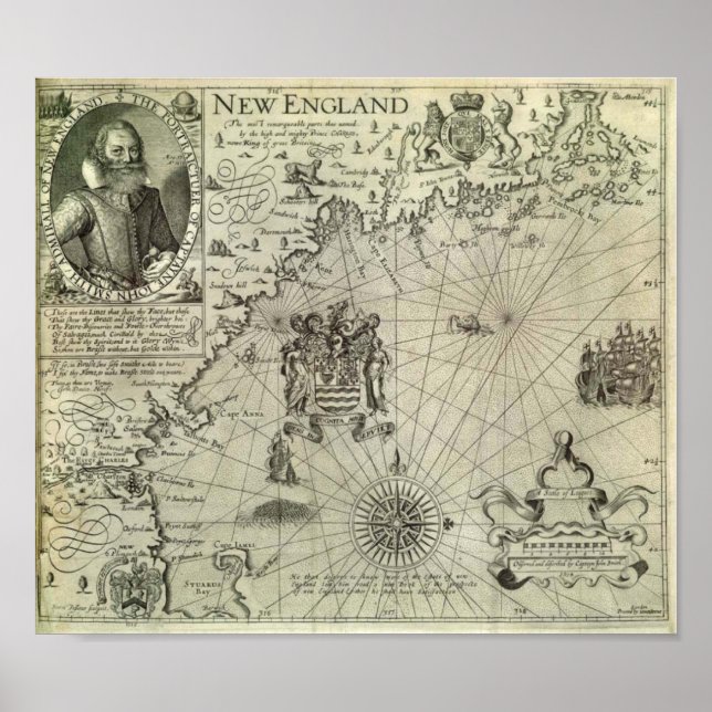 Póster Nova Inglaterra - 1616 (Frente)