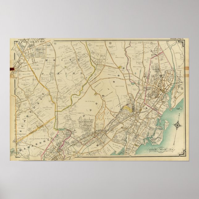 Póster Nova Iorque 3 Norte (Frente)