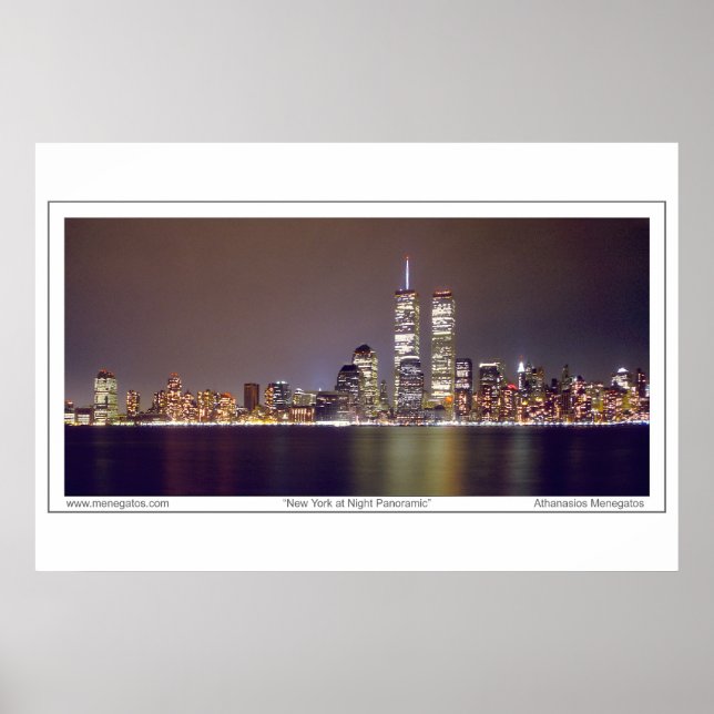 Póster Nova Iorque à Noite (Frente)