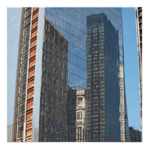 Póster Nova Iorque de construção do Office de Reflexõe