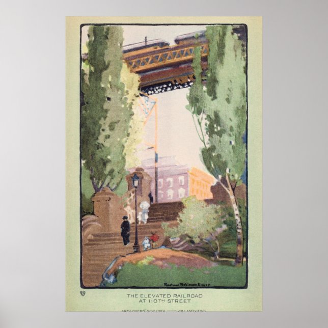 Poster Nova Iorque de Vintage (Frente)