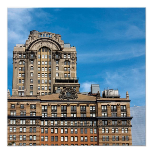 Póster Nova Iorque do edifício Whitehall (Frente)