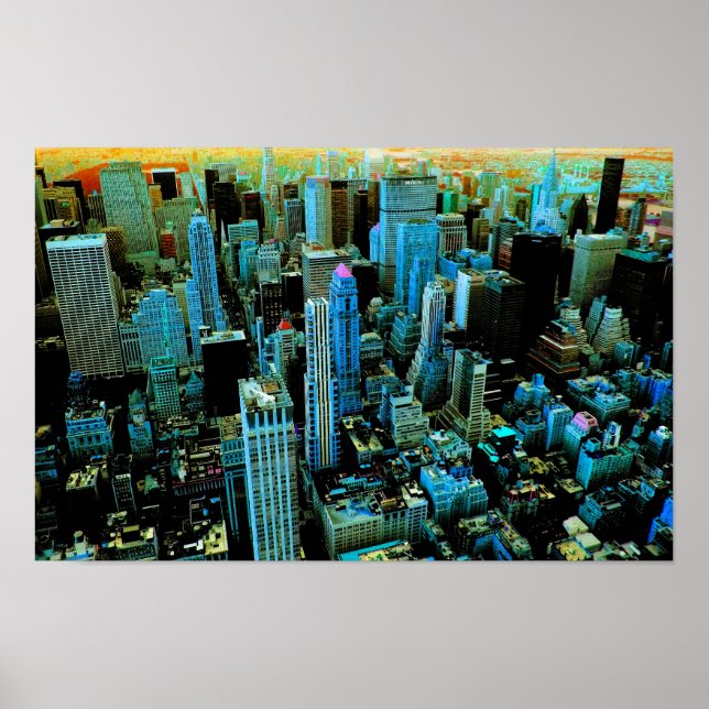 Poster Nova Iorque do futuro (Frente)