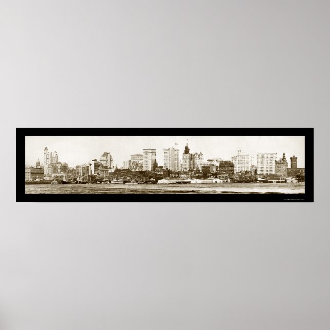 Póster Nova Iorque Foto 1900 (Frente)