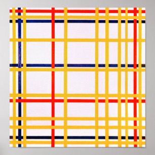Poster NOVA IORQUE I   Piet Mondrian  