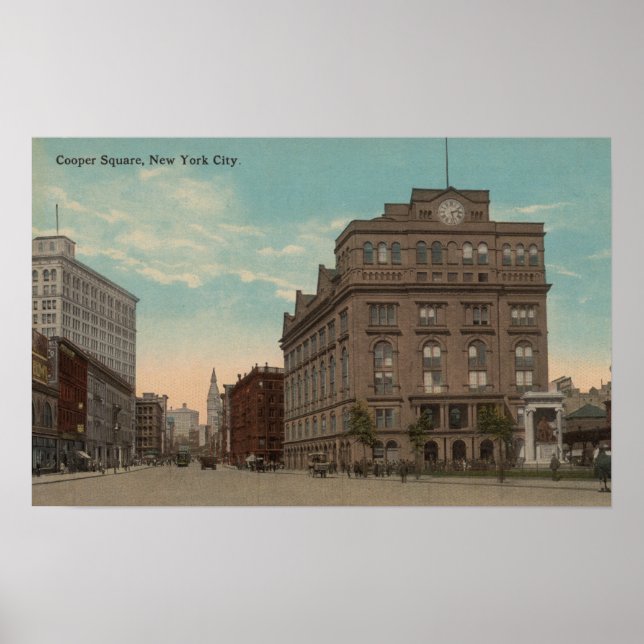 Poster Nova Iorque, NYCooper Square ViewNew York, NY (Frente)