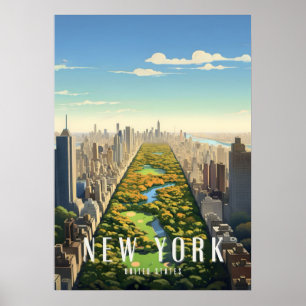 Poster Nova Iorque poster, nova arte do horizonte, manhat
