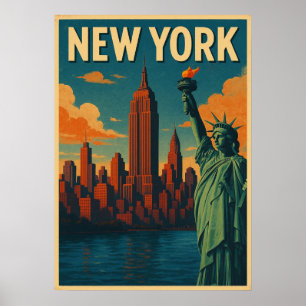 Poster Nova Iorque poster, nova arte do horizonte, manhat