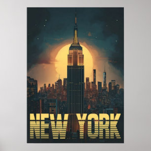Poster Nova Iorque poster, nova arte do horizonte, manhat