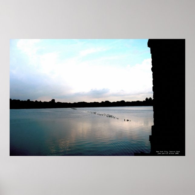 Póster Nova Iorque Sede, Central Park (Frente)