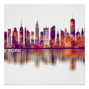 Póster Nova Iorque Skyline