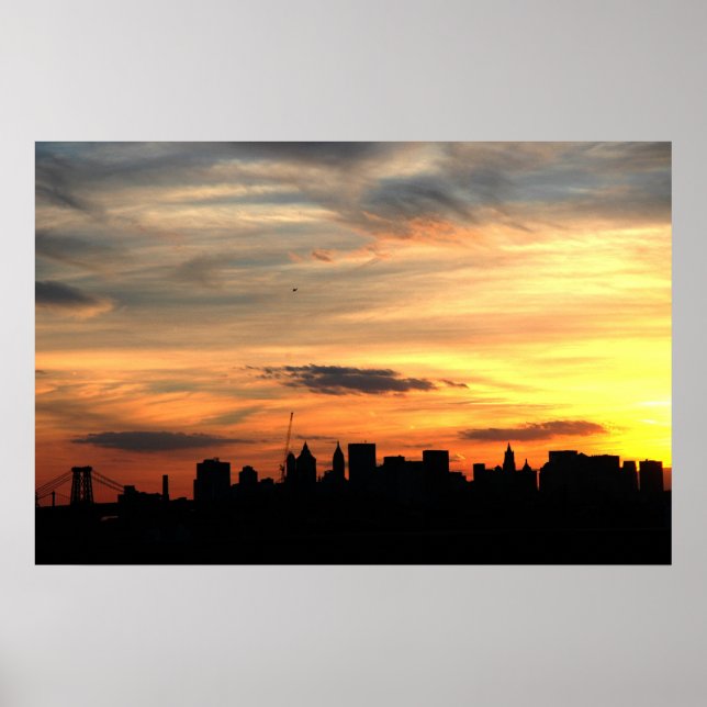 Poster Nova Iorque Skyline (Frente)