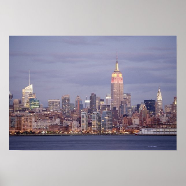 Poster Nova Iorque Skyline (Frente)