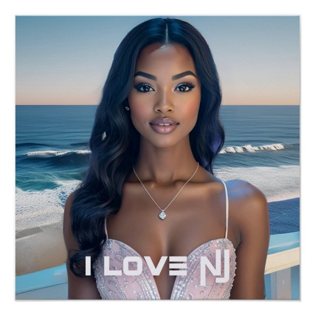 PÓSTER NOVA JERSEY - EU AMO NJ (Frente)