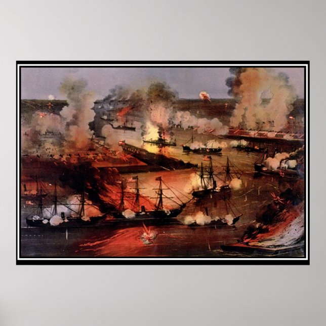 Poster Nova Orleans 1862 Guerra Civil Americana (Frente)