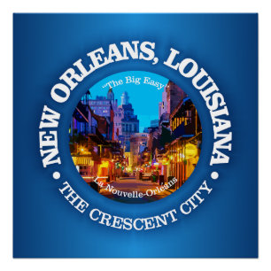 Póster Nova Orleans (cidades)