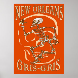 Póster Nova Orleans Gris Gris